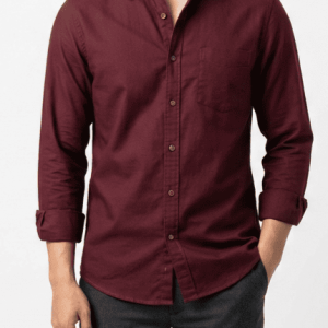 Maroon Premium Casual Shirt