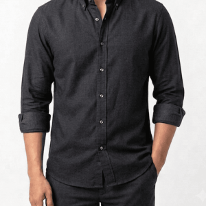 Charcoal Grey Premium Casual Shirt